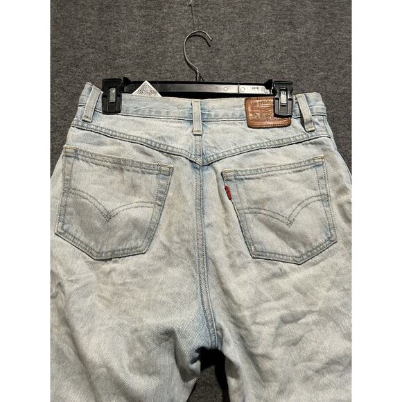 Levi's Womens Jeans Size 27x25 Blue Denim Mom Jeans Cotton Denim Light Wash - Picture 6 of 9